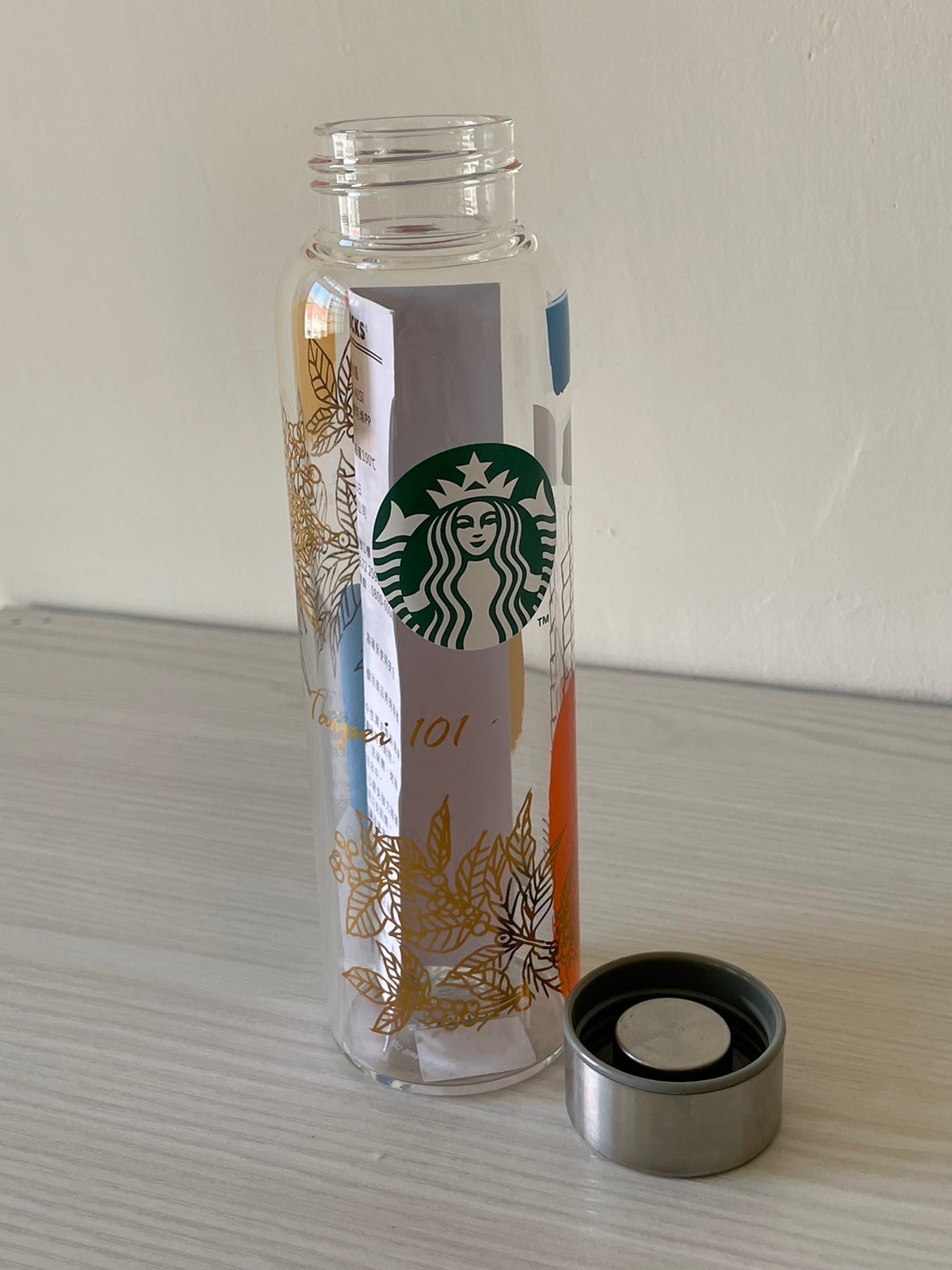 【小天使0】STARBUCKS 星巴克101典藏玻璃水瓶